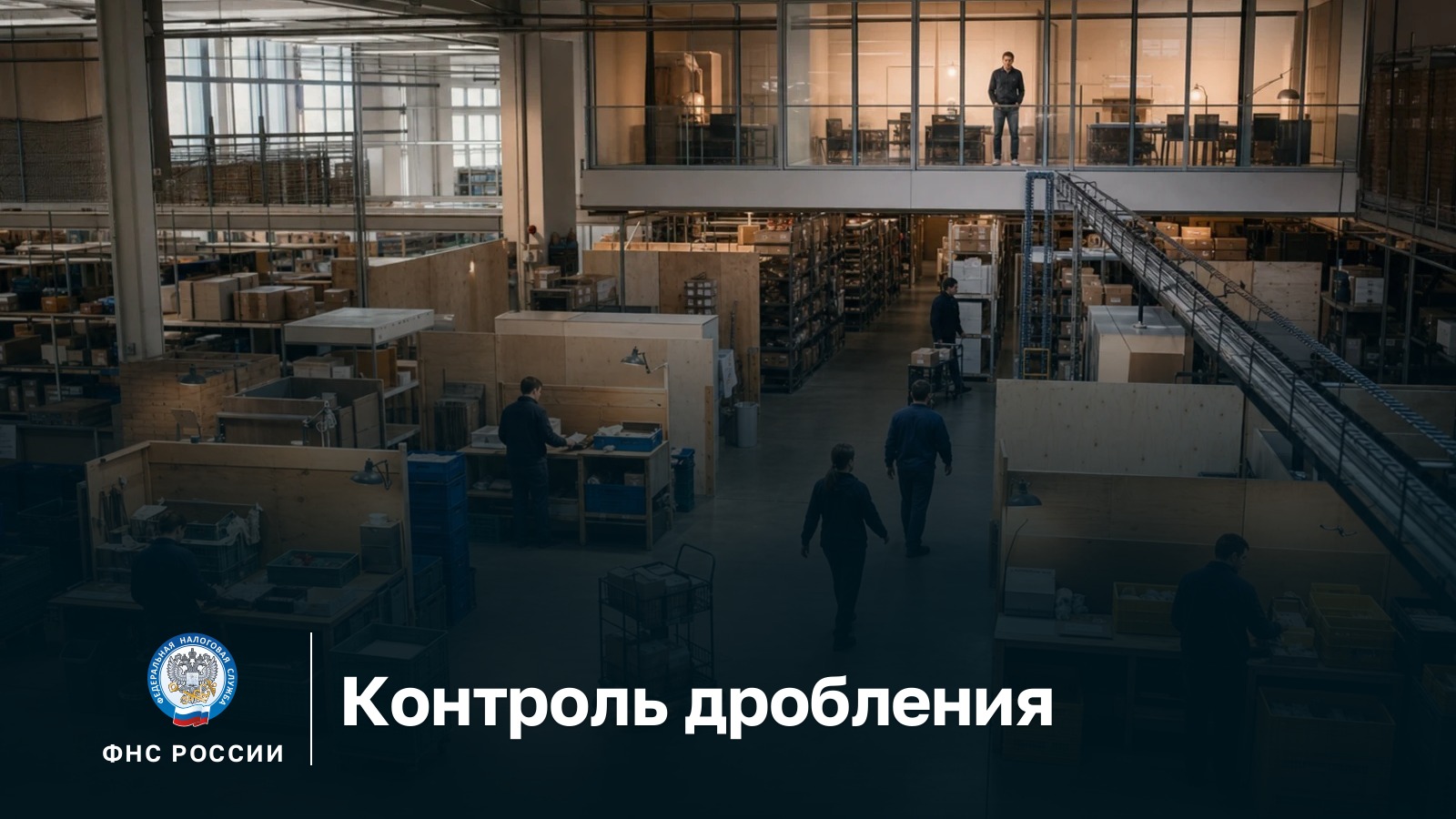 Связи компаний, которые ФНС оценивает при проверке дробления